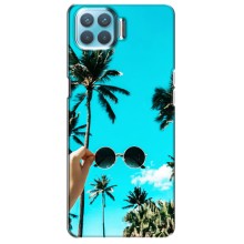 Силиконовый чехол с КАРТИНКАМИ лето для Oppo F17 Pro (AlphaPrint) (Взгляд лето)