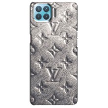 Текстурный Чехол Louis Vuitton для Оппо Ф17 Про (Бежевый ЛВ)