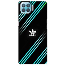 Чехлы Адидас для Oppo F17 (AlphaPrint) (Адидас с полосами)
