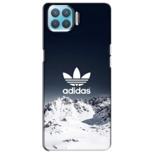 Чехлы Адидас для Oppo F17 (AlphaPrint) (Адидас в горах)