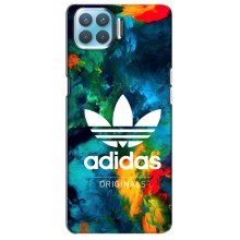 Чехлы Адидас для Oppo F17 (AlphaPrint) (Яркий Адидас)