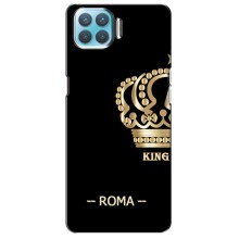 Чехлы для Oppo F17 (VPrint) - Футбольные клубы (Roma)
