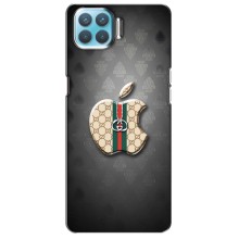 Чехлы ГУЧЧИ для Оппо Ф17 (AlphaPrint) (Apple gucci)