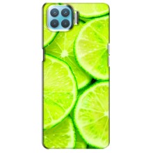 Чехлы с Фруктами для Oppo F17 (VPrint) (Лайм)