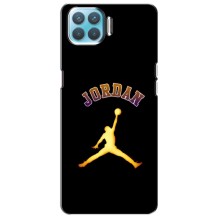 Чехлы для Oppo F17 - с картинкой JORDAN (AlphaPrint) (Jordan Gold)