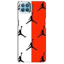 Чехлы для Oppo F17 - с картинкой JORDAN (AlphaPrint) (Лого Джордан)