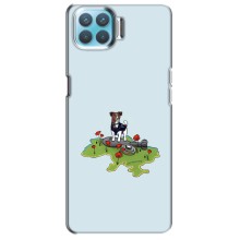 Чехлы с картинкой собаки Патрон для Oppo F17 (AlphaPrint) (Сапер Пес)