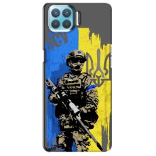Чехлы с картинкой ЗСУ для Oppo F17 (AlphaPrint) (АРТ солдат)