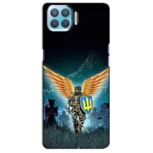 Чехлы с картинкой ЗСУ для Oppo F17 (AlphaPrint) (Солдат ЗСУ)