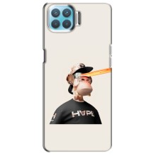 Чехлы с Обезьянами NFT для Oppo F17 (AlphaPrint) (обезьяна NFT в очках)
