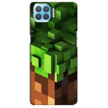 Чехол Майнкрафт на Oppo F17 (AlphaPrint) Minecraft (текстура Майнкрафт)