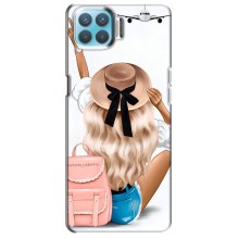Чехол с печатью для Oppo F17 - (Мода) (AlphaPrint) (Путешествие)