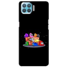 Чехол Амонг Ас для Oppo F17 (AlphaPrint) (Амонг-ас)