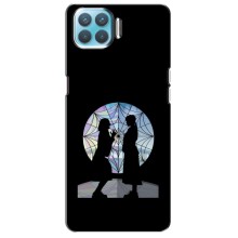 Чехлы Венсдей на Oppo F17 Уэнсдей (AlphaPrint) (комната Уэнздей)