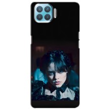 Чехлы Венсдей на Oppo F17 Уэнсдей (AlphaPrint) (взгляд Уэнздей)