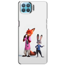 Силіконовий чохол з принтом Зоотрополіс для Oppo F17 – Джуді і Нік