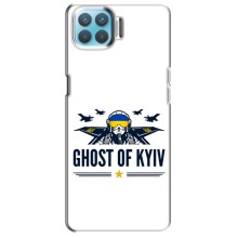 Защитные чехлы (Призрак Киева) для Oppo F17 (AlphaPrint) (GHOST of Kyiv)