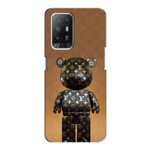 Чохли для Oppo F19 Pro Plus 5G - Bearbrick Louis Vuitton (PREMIUMPrint)