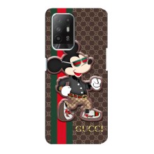 Чохли  GUCCI для Оппо Ф19 Про Плюс (AlphaPrint) (Маус Гуччі)
