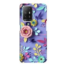Чохли з квітами для Oppo F19 Pro Plus 5G (VPrint) (Дизайн квітів)