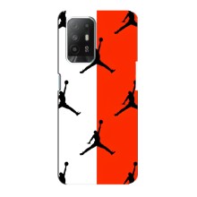 Чохли для Oppo F19 Pro Plus 5G - з картинкою JORDAN (AlphaPrint) (Лого Джордан)