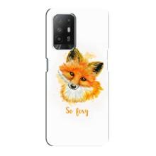 Чохли з картинкою Лисичка для Oppo F19 Pro Plus 5G (VPrint) (Дівчинка Лиса)