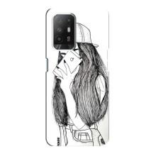 Чохол з друком для Oppo F19 Pro Plus 5G - (Мода) (AlphaPrint) (Фото дівчини)