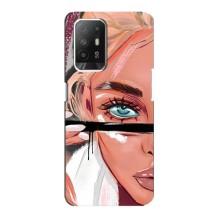 Чохол з друком для Oppo F19 Pro Plus 5G - (Мода) (AlphaPrint) (Макіяж)