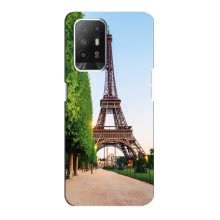 Чохол Ейфелева Вежа Oppo F19 Pro Plus 5G - (AlphaPrint) (Дорога до Парижу)
