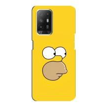Чjхол з Сімпсонами для Oppo F19 Pro Plus 5G (VPrint) (Гомер)
