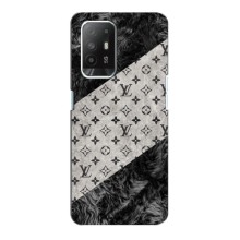 Чехол Стиль Louis Vuitton на Oppo F19 Pro Plus 5G (LV на белом)