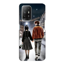 Чохол з дизайном Венздей 2 на Oppo F19 Pro Plus 5G – Венздей і Тайлер