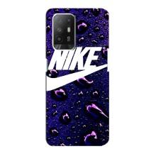 Чохол з логтипом Найк на Oppo F19 Pro Plus 5G (Найк на фіолетовому)