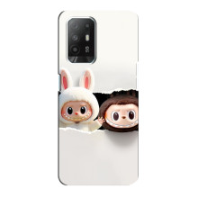 Чохол з принтом Лабубу для Oppo F19 Pro Plus 5G – Labubu