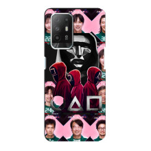 Чохол Гра в кальмара для Oppo F19 Pro Plus 5G – Персонажі гри кальмара