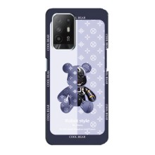 Круті Чохли Луі Віттон для Oppo F19 Pro Plus 5G (AlphaPrint) (Медведик LV)