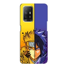 Купить Чехлы на телефон с принтом Anime для Oppo F19 Pro Plus 5G (Naruto Vs Sasuke)