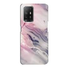 Мраморный чехол на Oppo F19 Pro Plus 5G (VPrint) – Пурпурный Мрамор