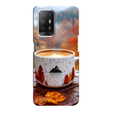Чехол с уникальным дизайном «Осень с кофе» для Oppo F19 Pro Plus 5G – Кофе на природе