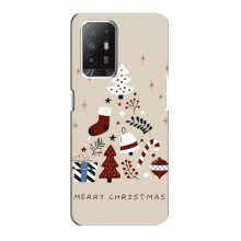 Різдвяні Чохли для Oppo F19 Pro Plus 5G (VPrint) (Merry Christmas)