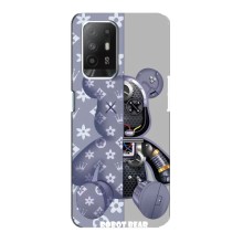 Силіконовий чохол для Oppo F19 Pro Plus 5G – Ведмідь Louis Vuitton