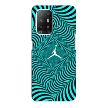 Силиконовый Чехол Nike Air Jordan на Оппо Ф19 Про Плюс (Jordan)