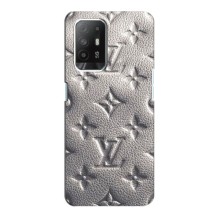 Текстурный Чехол Louis Vuitton для Оппо Ф19 Про Плюс (Бежевый ЛВ)