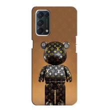 Чохли для Oppo F19 - Bearbrick Louis Vuitton (PREMIUMPrint)