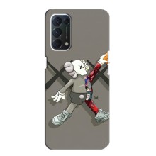 Чехлы для Oppo F19 - Bearbrick Louis Vuitton (PREMIUMPrint) (Беарбрик Джордан)