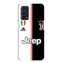 Чехлы для Oppo F19 (VPrint) - Футбольные клубы (Juventus)