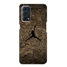 Чехлы для Oppo F19 - с картинкой JORDAN (AlphaPrint) (Logo Jordan)
