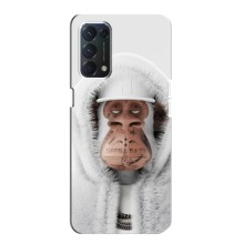 Чехлы с Обезьянами NFT для Oppo F19 (AlphaPrint) (обезьяна NFT в тату)