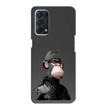 Чехлы с Обезьянами NFT для Oppo F19 (AlphaPrint) (стильная обезьяна NFT)