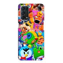 Чехол для Oppo F19 Бравл Старс (VPrint)